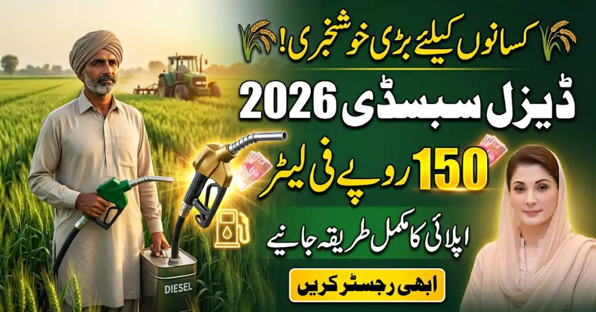 CM Punjab Diesel Subsidy 2026 – Farmers Get Rs.150Liter Big Relief