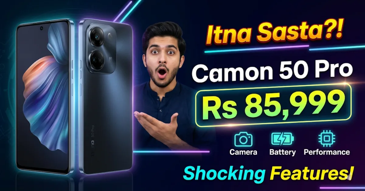 Tecno Camon 50 Pro Price in Pakistan – Shocking Features at Mid-Range Price